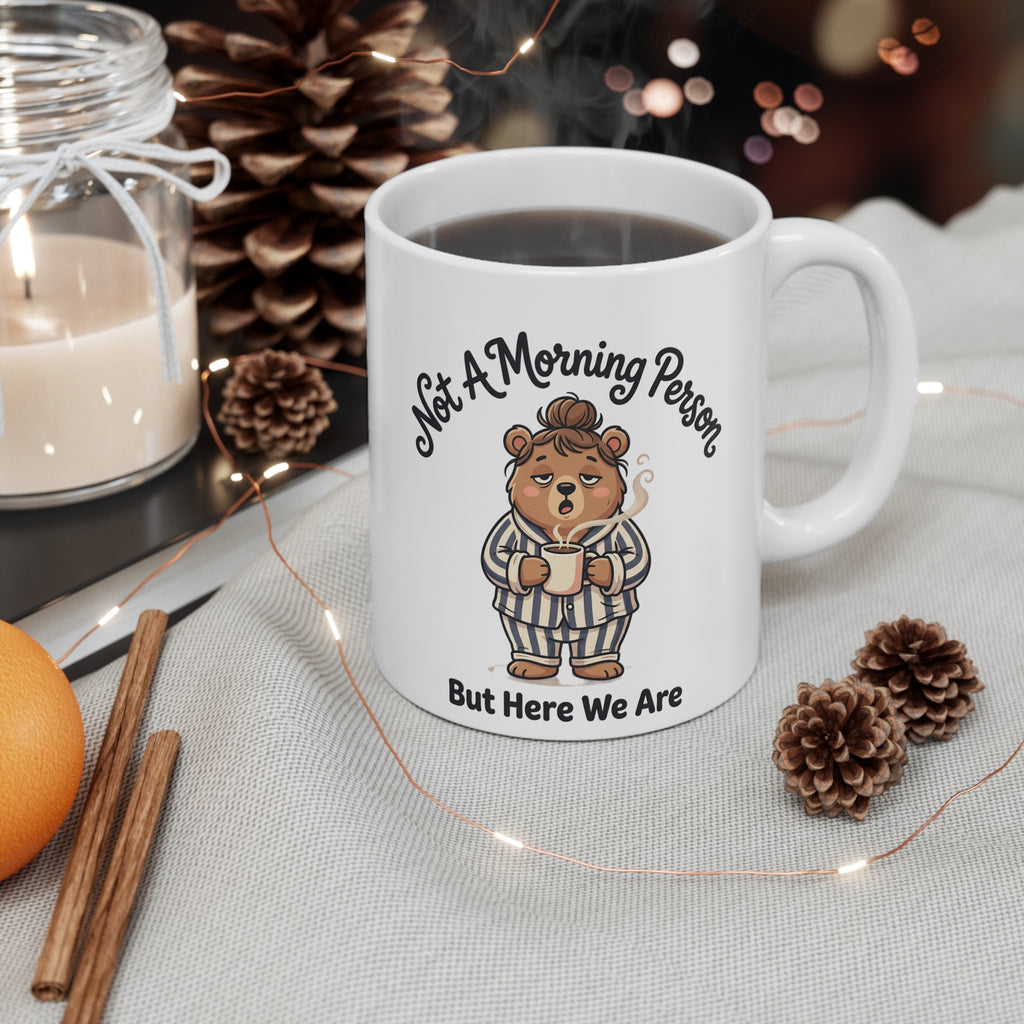 Coffee Mug - "Funny Cuddle Bear Coffee Mug"