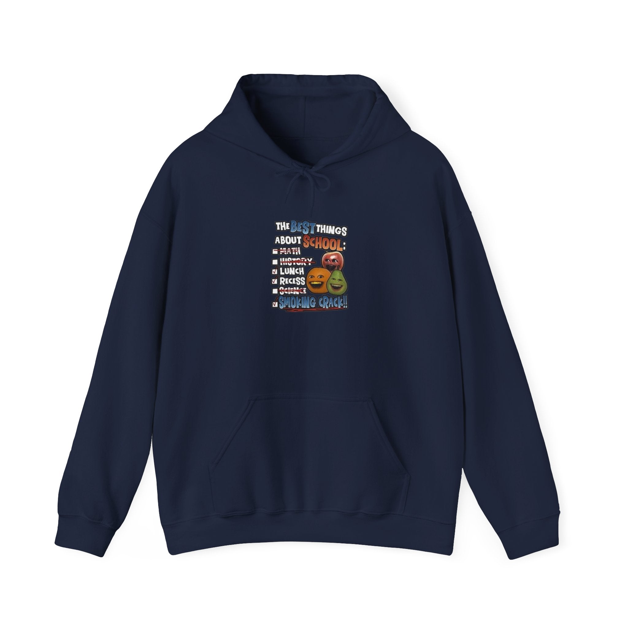 Best Things About School — Smoking Crack Meme Hoodie