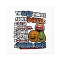 Best Things About School — Smoking Crack Meme Sticker