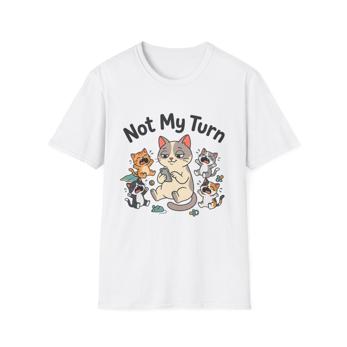 T-Shirt — Funny Cat Mom Graphic Tee
