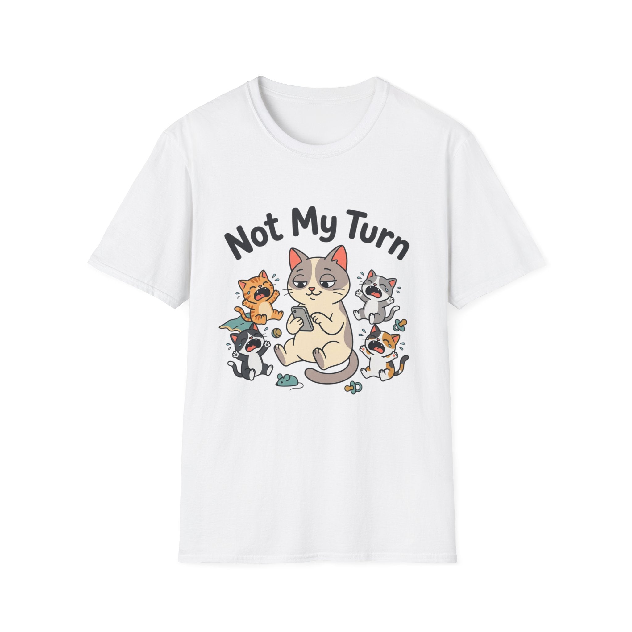 T-Shirt — Funny Cat Mom Graphic Tee