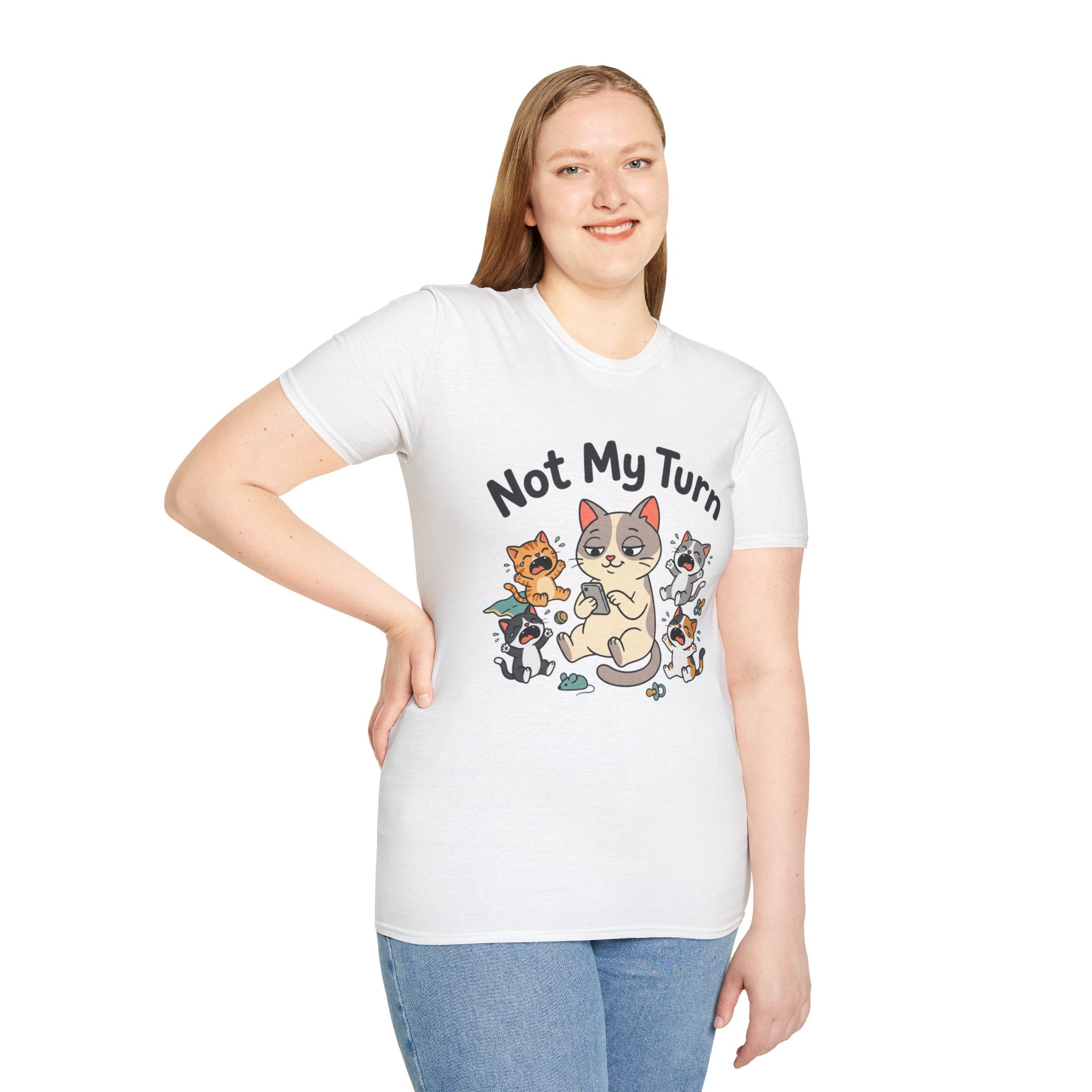 T-Shirt — Funny Cat Mom Graphic Tee