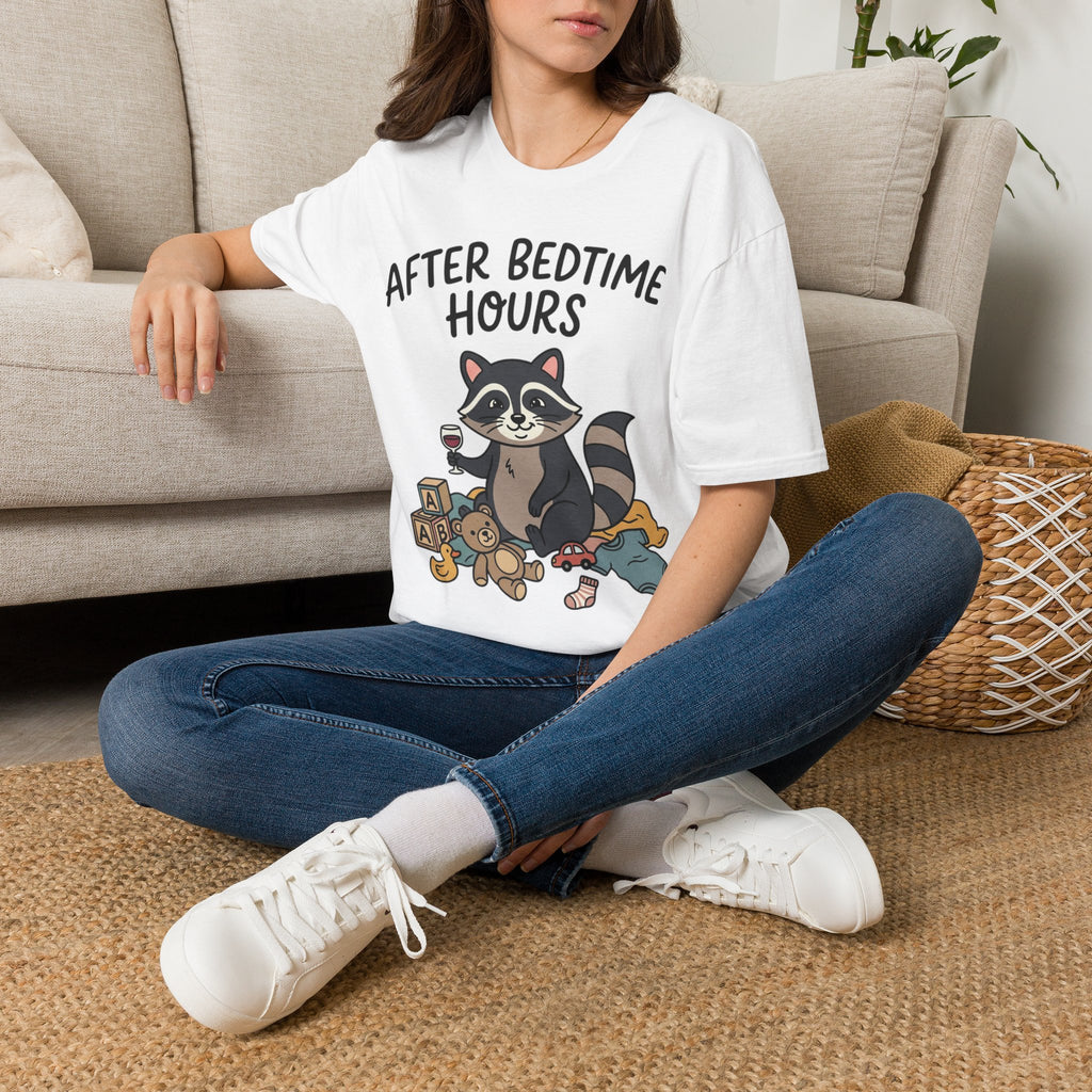 After Bedtime Hours Raccoon Tee