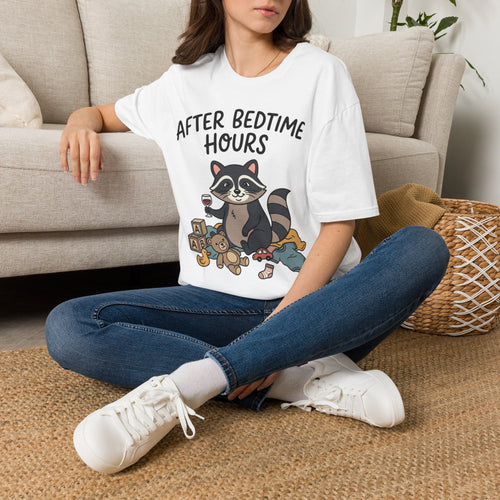 After Bedtime Hours Raccoon Tee