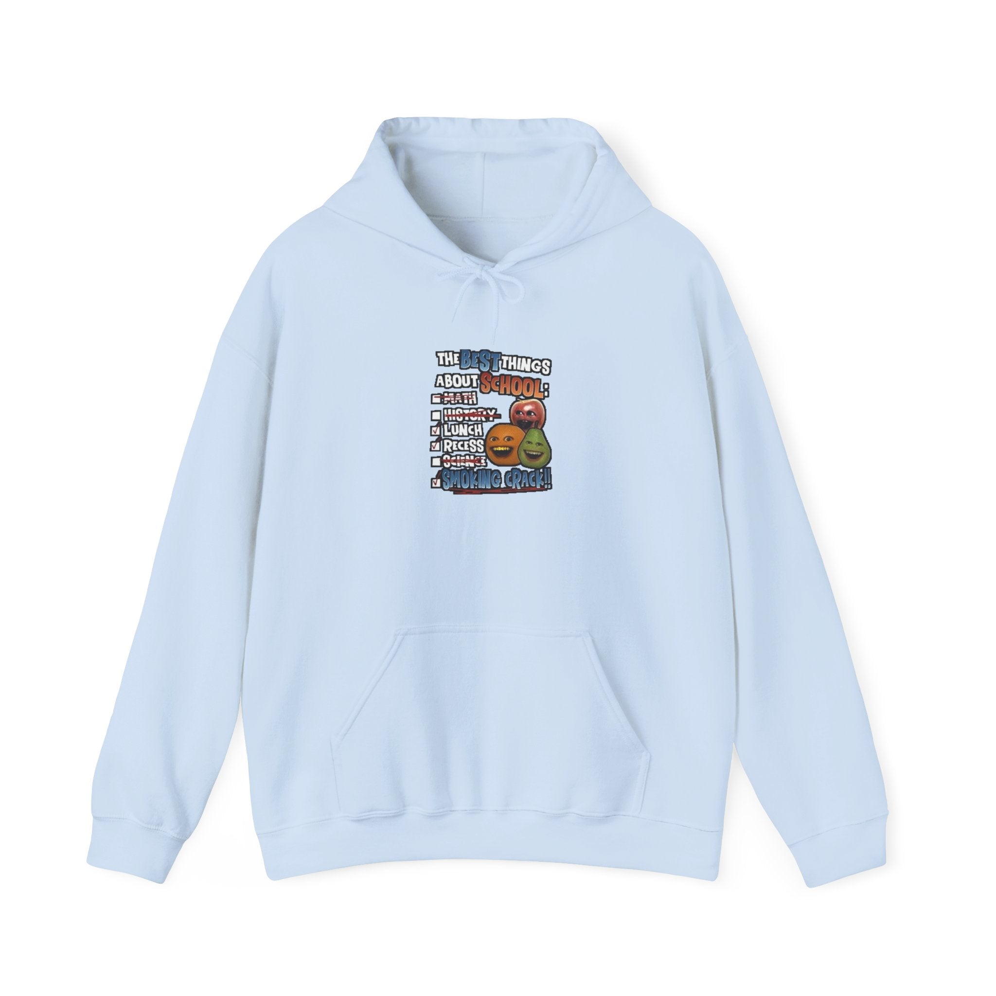 Best Things About School — Smoking Crack Meme Hoodie