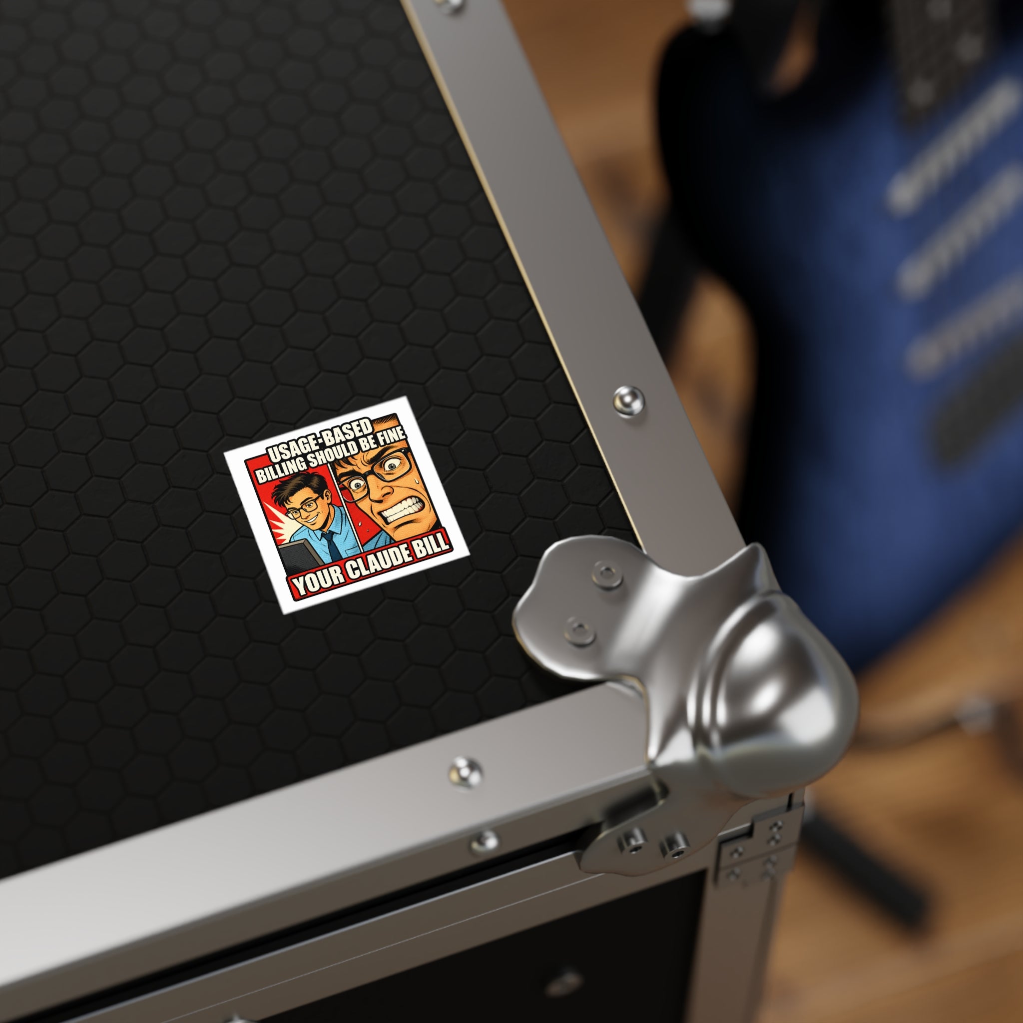 Usage-Based Billing Should Be Fine — Claude Bill Meme Sticker