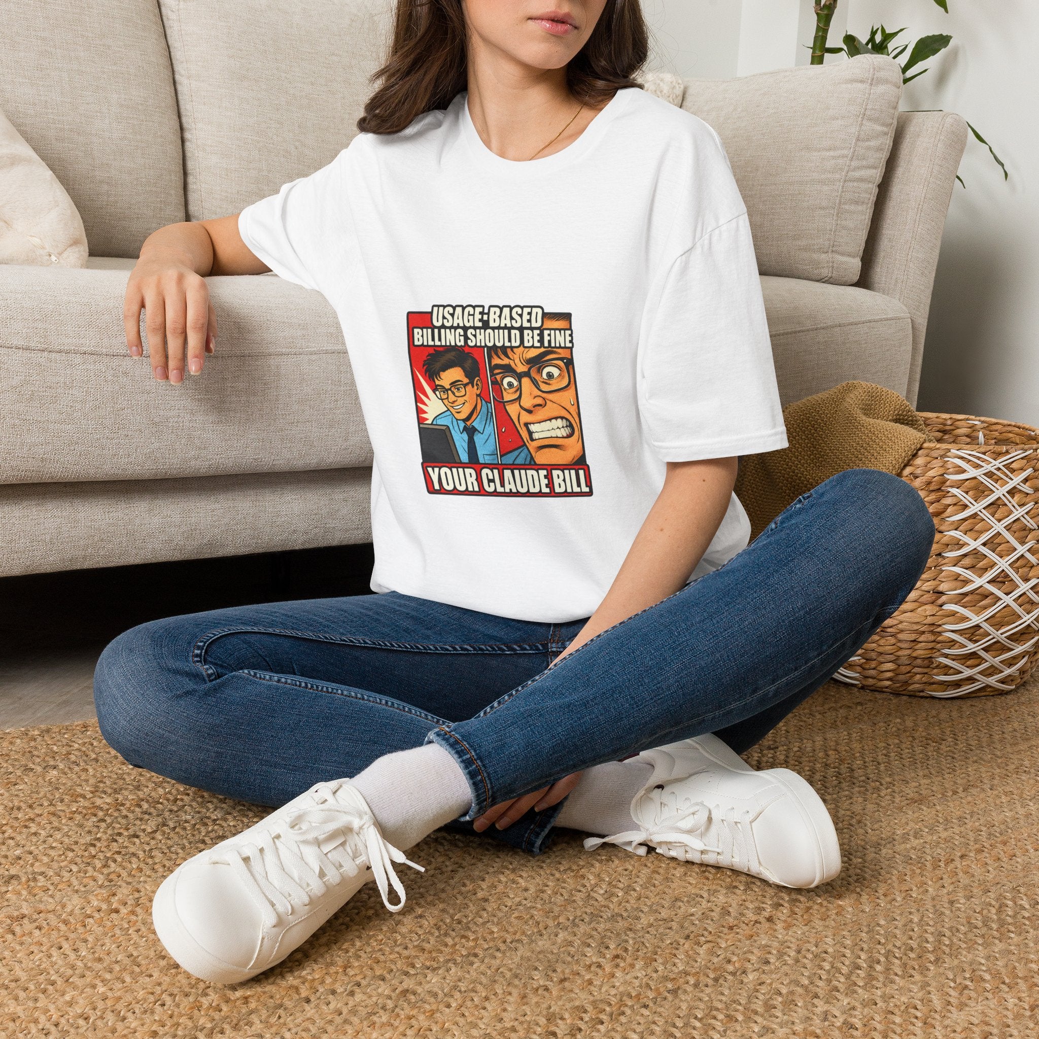 Usage-Based Billing Should Be Fine — Claude Bill Meme T-Shirt