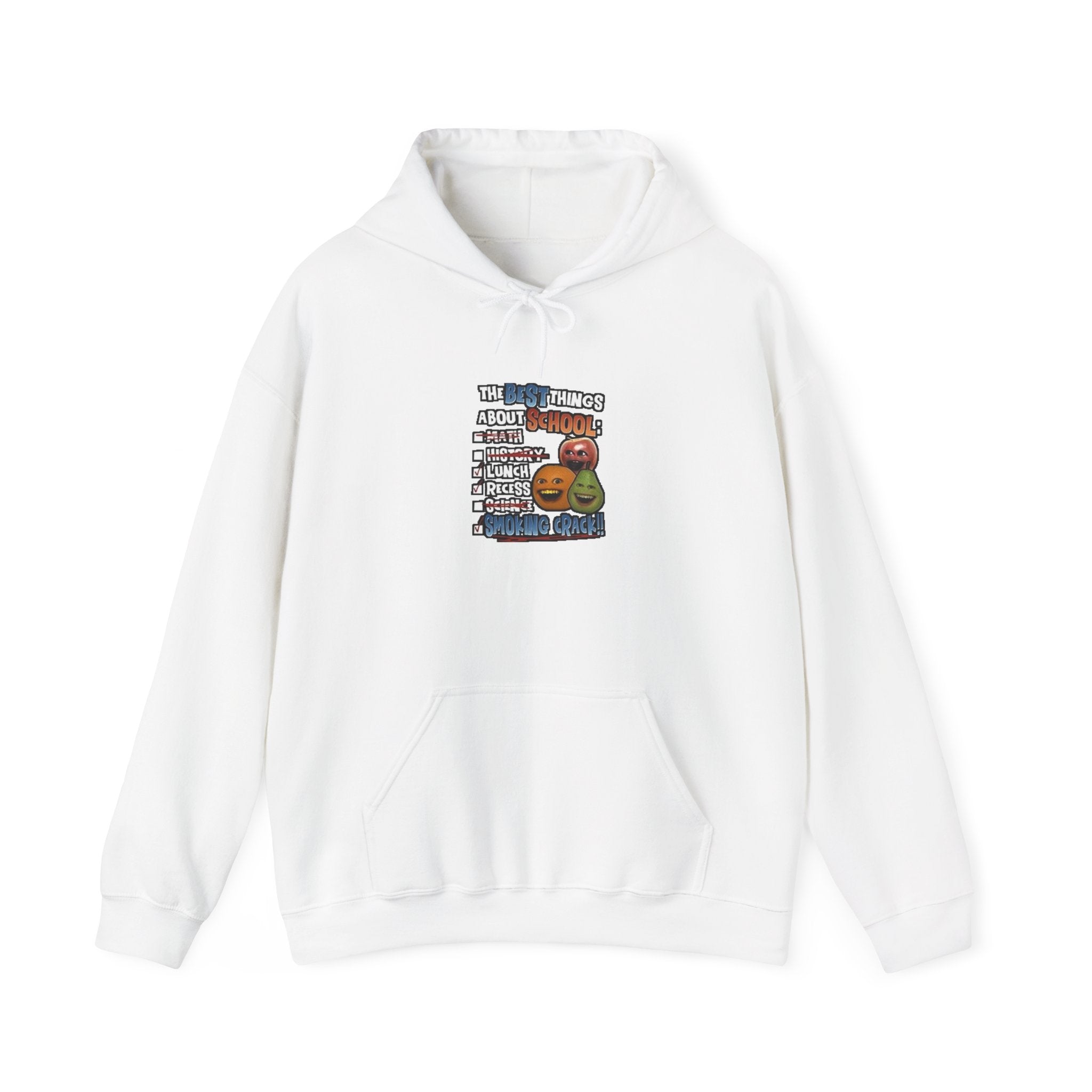 Best Things About School — Smoking Crack Meme Hoodie