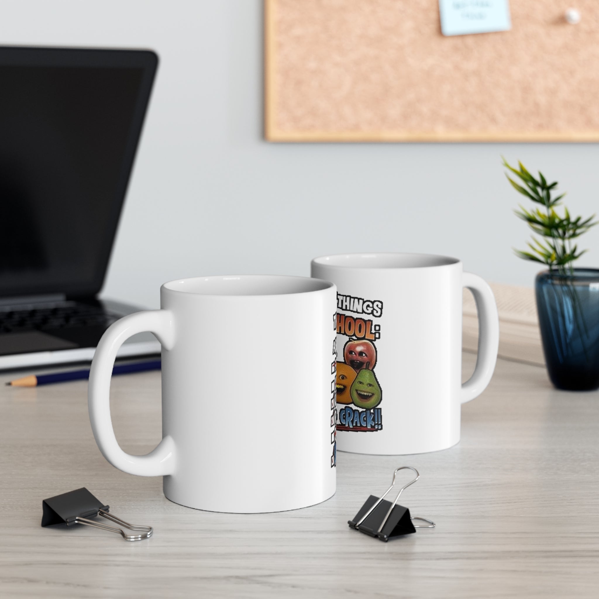 Best Things About School — Smoking Crack Meme Mug