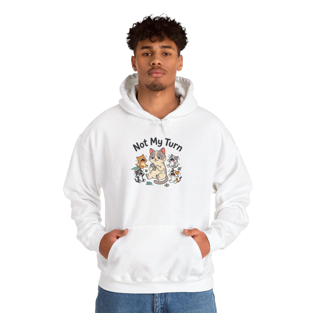 Hoodie — Cute Cats 'Not My Turn'