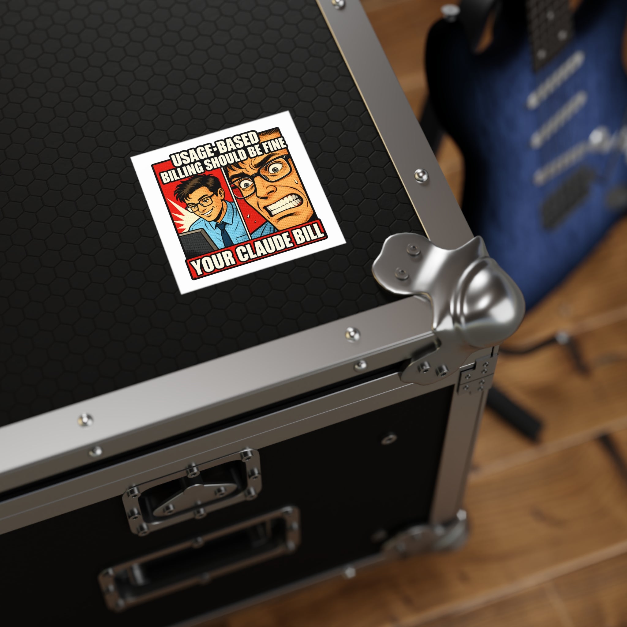 Usage-Based Billing Should Be Fine — Claude Bill Meme Sticker