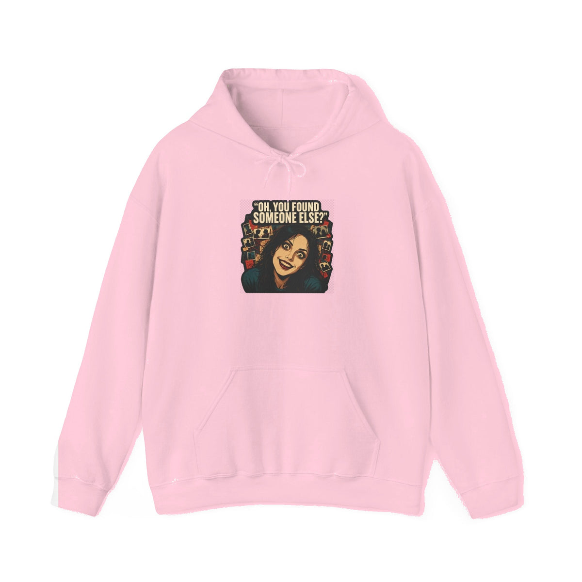 Oh, You Found Someone Else? — Jealous Reaction Meme Hoodie - Light Pink mockup
